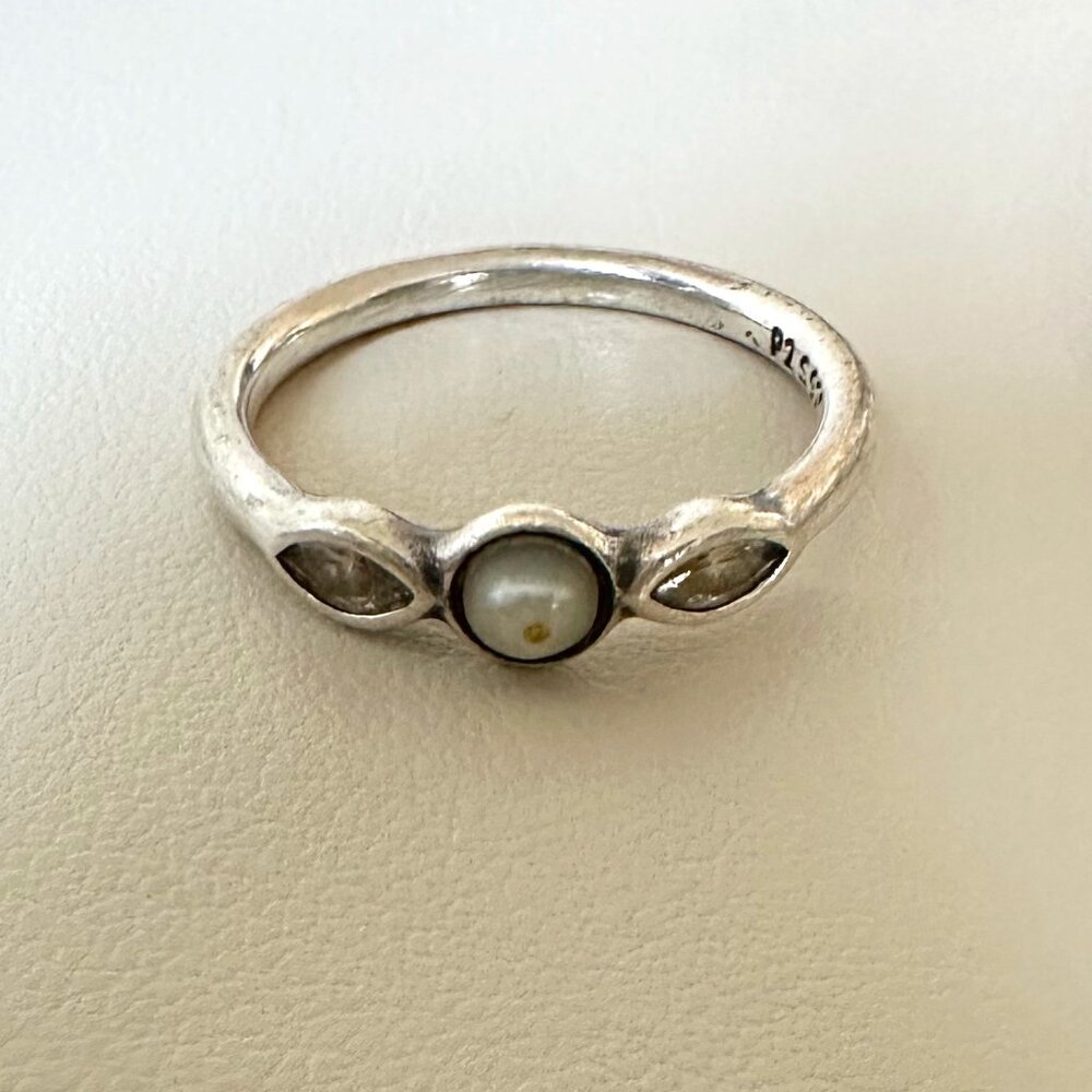 Pearl Pandora Ring